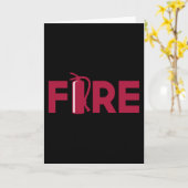 Brandblusser Afstuderen Junior Kaart (Gele Bloem)