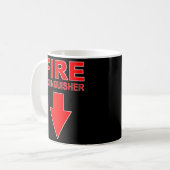 Brandblusser doe alsof ik een brandblusser ben koffiemok (Voorkant links)
