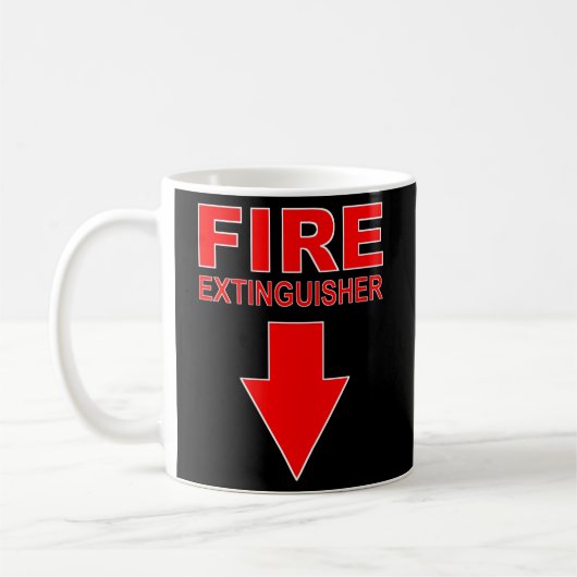 Brandblusser doe alsof ik een brandblusser ben koffiemok (Links)