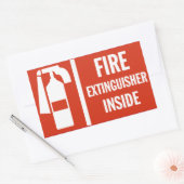 Brandblusser Sticker (Envelop)