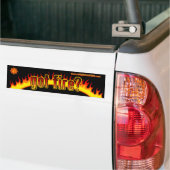 brandblussticker bumpersticker (Op Truck)