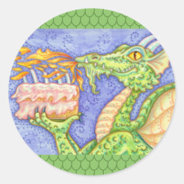 BRANDBREATHERBLADKANTTELEN VOOR HET VERLICHTEN VAN RONDE STICKER