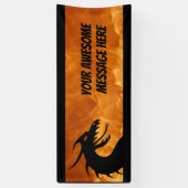  branddraak spandoek (Verticaal)