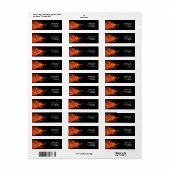 Branddriehoek Etiket (Full Sheet)