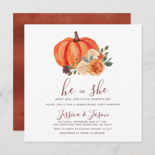 Brande Oranje pompoen Genderfeest Kaart