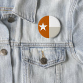 Brande Sinaasappel Texas Flag Button (In situ)