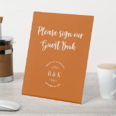 Brande Sinaasappels botanische bruiloft Reclamebord Met Voetstuk (Insitu)