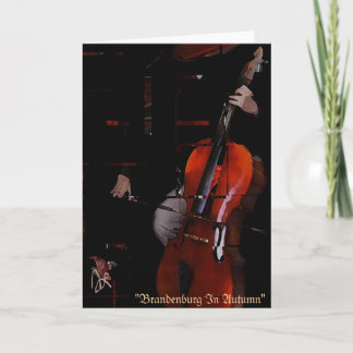 "Brandebourg en édition de carte vierge d'automne"