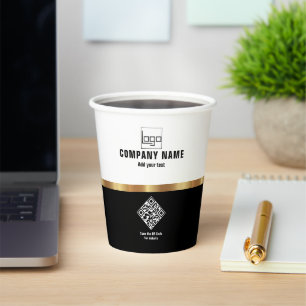 Branded Business Logo Company Party Event Supplies Papieren Bekers
