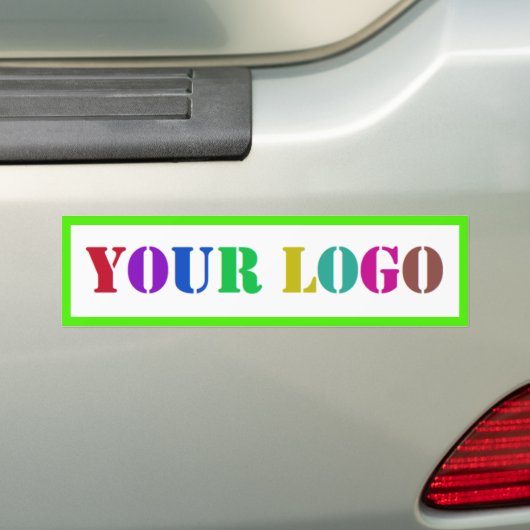 Branded Business Logo Promotional Bumper Stickers (Op auto)