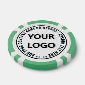Branded Company Logo and Text Poker Chips Example (Enkel)