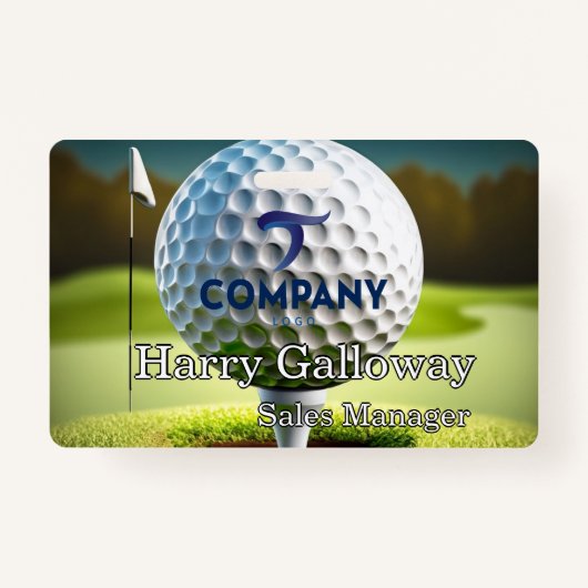 Branded gepersonaliseerde zakelijke onderneming badge (Voorkant)