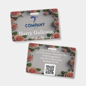 Branded gepersonaliseerde zakelijke onderneming badge (Front & Back)