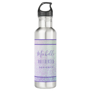 Branded Holographic Professional Chic Business Waterfles