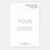 Branded Stationery Business Post-it® Notes Example (Devant)