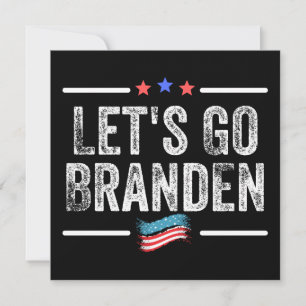branden conservatief, vlag grappig anti-biden t-sh save the date