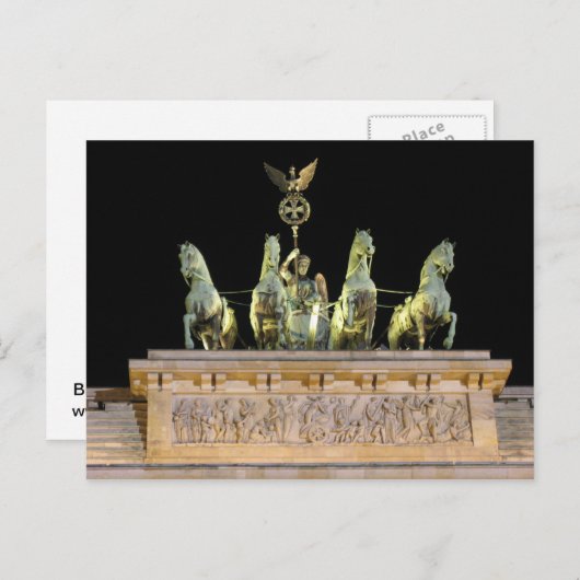 Brandenberg Gate Briefkaart (Voorkant / Achterkant)
