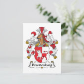 Brandenburg Family Crest Briefkaart (Staand voorkant)