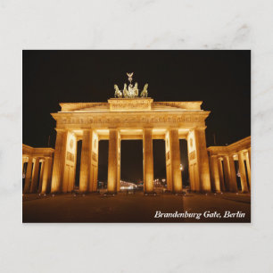Brandenburg Gate, Berlijn Briefkaart