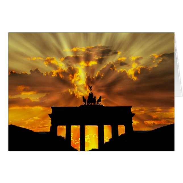 Brandenburg Gate, Berlijn, Duitsland (Voorkant Horizontaal)