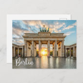 Brandenburg Gate, Berlijn, Duitsland Briefkaart (Voorkant / Achterkant)