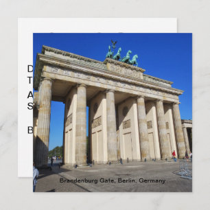 Brandenburg Gate, Berlijn, Duitsland Kaart