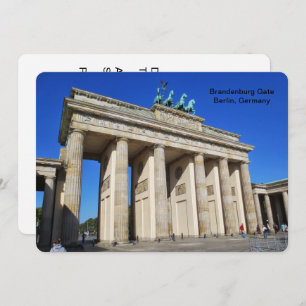 Brandenburg Gate, Berlijn, Duitsland Kaart