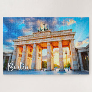 Brandenburg Gate, Berlijn, Duitsland Legpuzzel