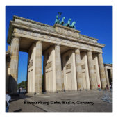 Brandenburg Gate, Berlijn, Duitsland Perfect Poster (Voorkant)