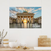 Brandenburg Gate, Berlijn, Duitsland Poster (Keuken)