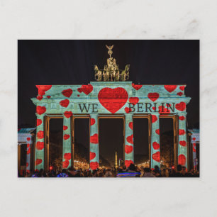 Brandenburg Gate Berlin Duitsland Briefkaart