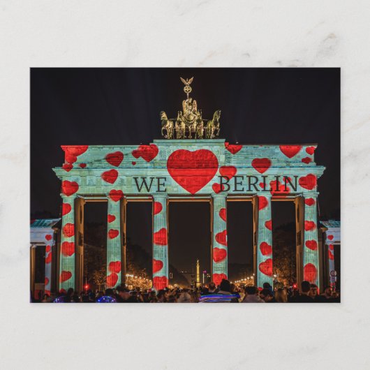 Brandenburg Gate Berlin Duitsland Briefkaart (Voorkant)