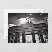 Brandenburg Gate Berlin Duitsland Briefkaart (Voorkant / Achterkant)