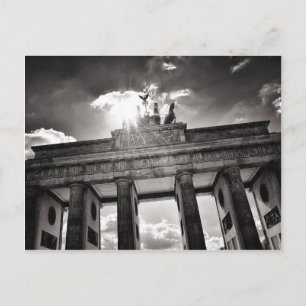 Brandenburg Gate Berlin Duitsland Briefkaart