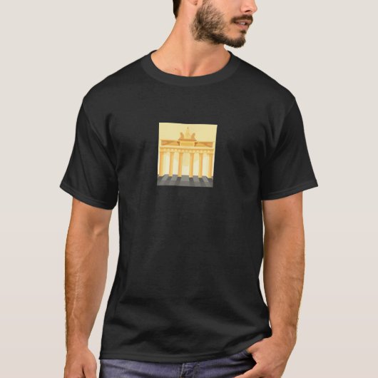Brandenburg gate Berlin Souvenir T-shirt (Voorkant)