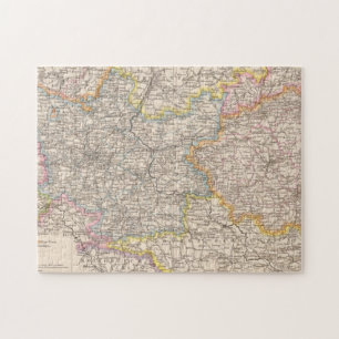 Brandenburg, Posen Atlas Map Legpuzzel