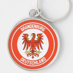 Brandenburg Round Emblem Sleutelhanger