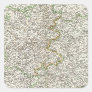 Brandenburg Vierkante Sticker