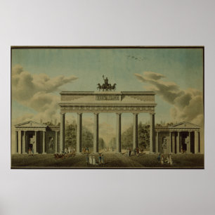 Brandenburger Gate, 1812 Poster
