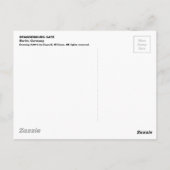 Brandenburger Gate Sketch Briefkaart (Achterkant)