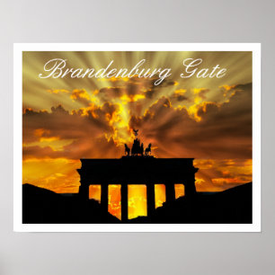 Brandenburger Tor, Berlijn Poster