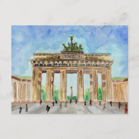 Brandenburger Tor Berlin Briefkaart (Voorkant)