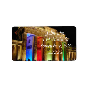 Brandenburger Tor Duitsland Etiket