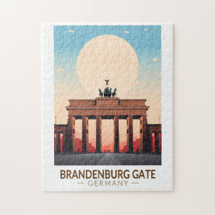 Brandenburger Tor Duitsland Reizen Kunst Vintage Legpuzzel
