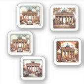 Brandenburger Tor (Duitsland) Sticker (Voorkant)