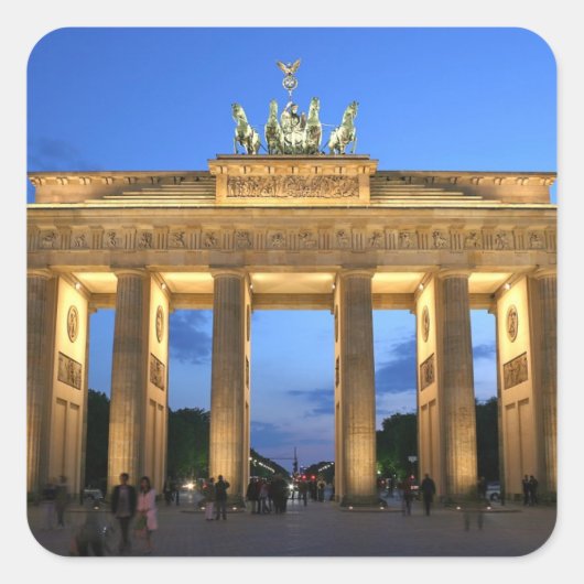 brandenburgse eve vierkante sticker (Voorkant)