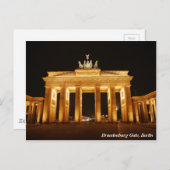 Brandenburgse poort, Berlijn Briefkaart (Voorkant / Achterkant)