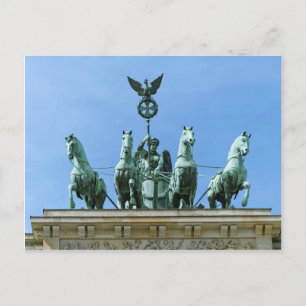 Brandenburgse Poort Quadriga Berlijn Briefkaart
