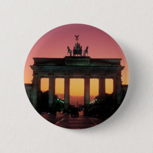 Brandenburgse poort ronde button 5,7 cm