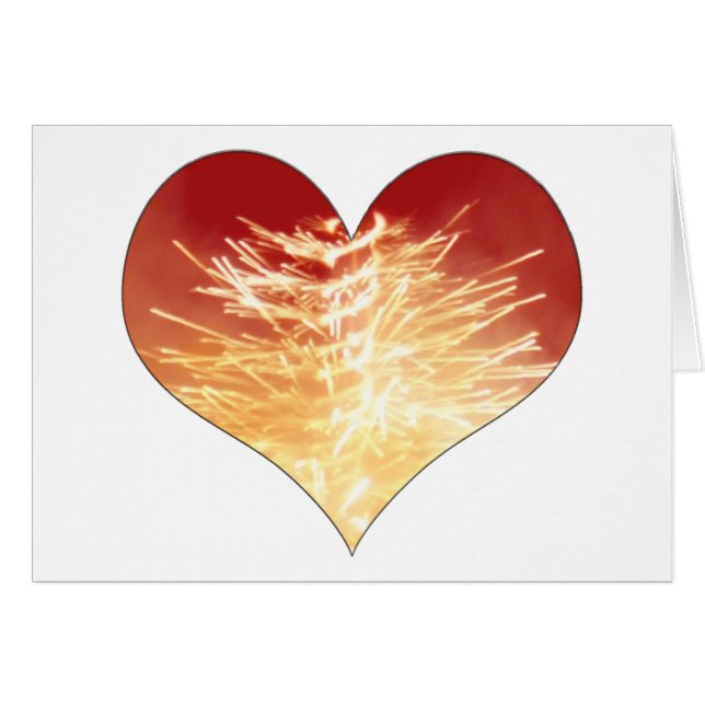 brandend hart (Voorkant Horizontaal)